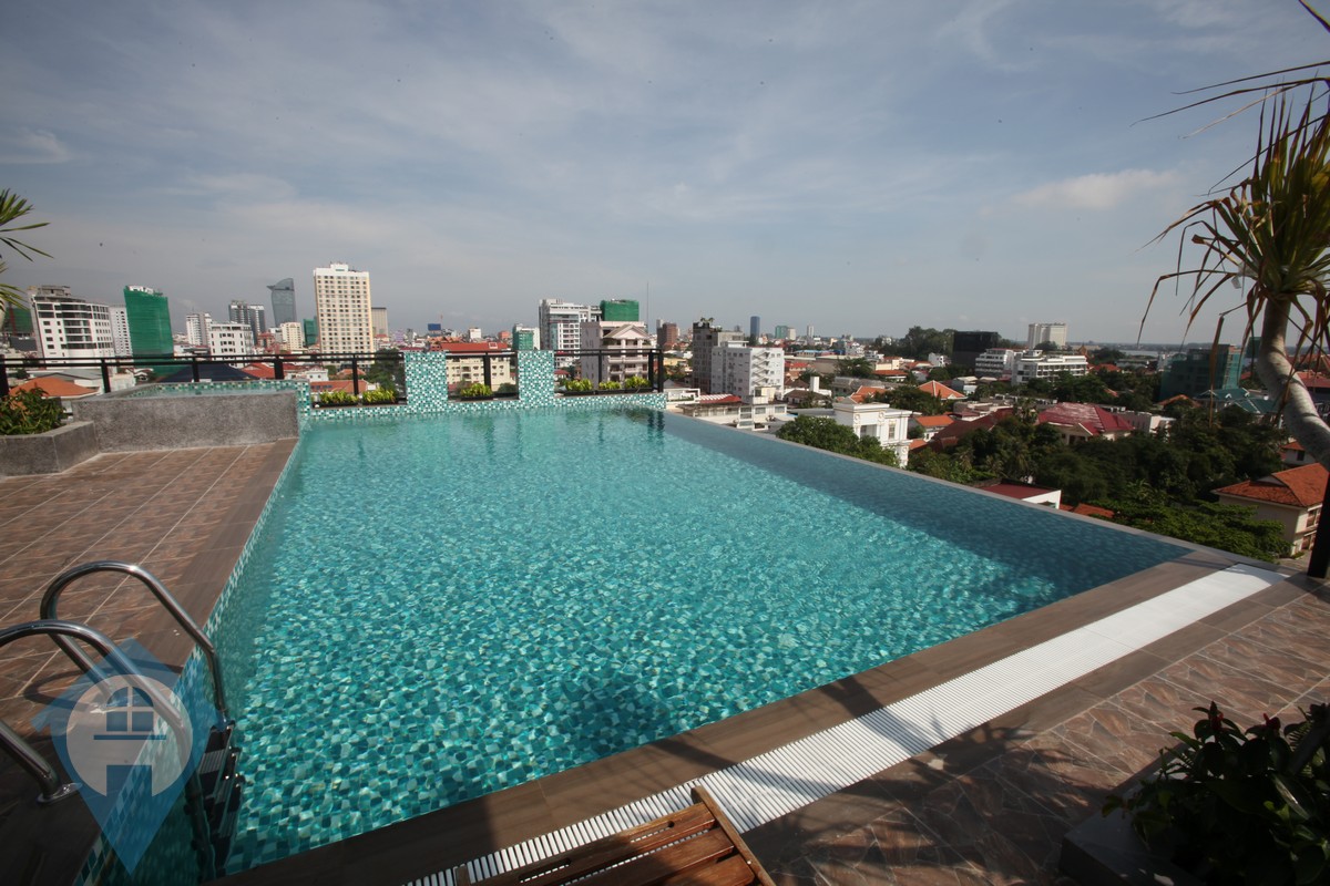 ''Bright 1 Bedroom Apartment Near BKK1 | Phnom Penh Real Estate''