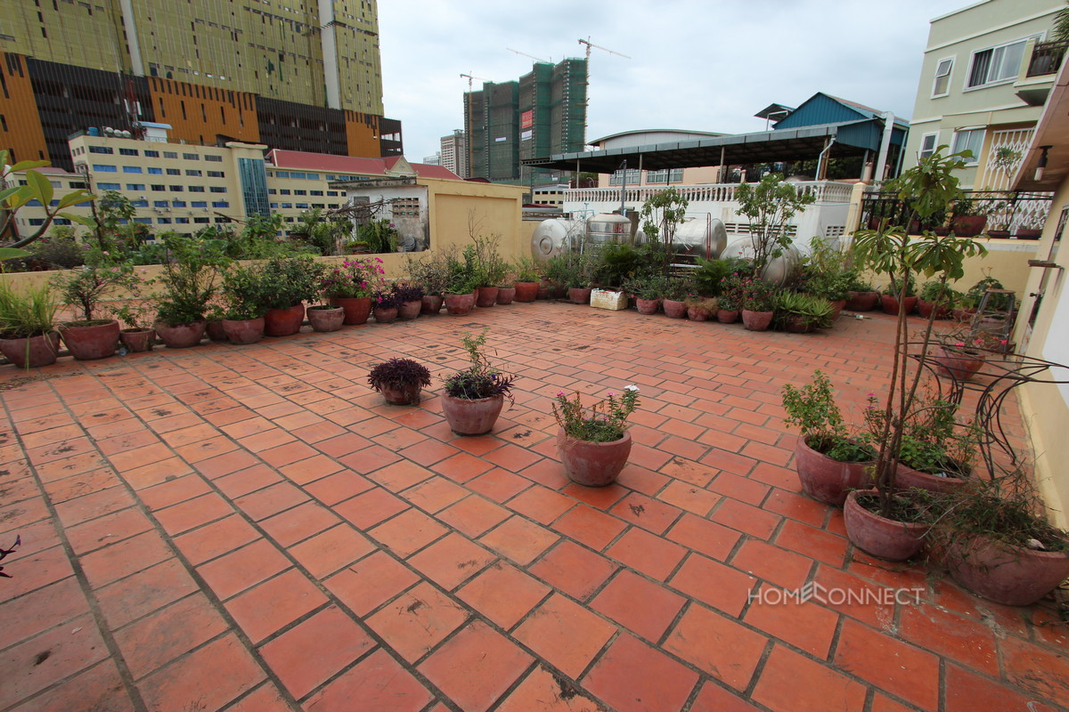 Large Private Terrace 2 Bedroom Near Independence Monument | Phnom Penh Real Estate