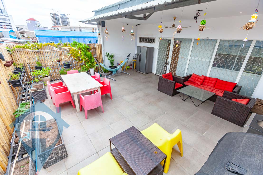 ''Large Terrace 3 Bedroom Apartment in 7 Makara | Phnom Penh Real Estate''