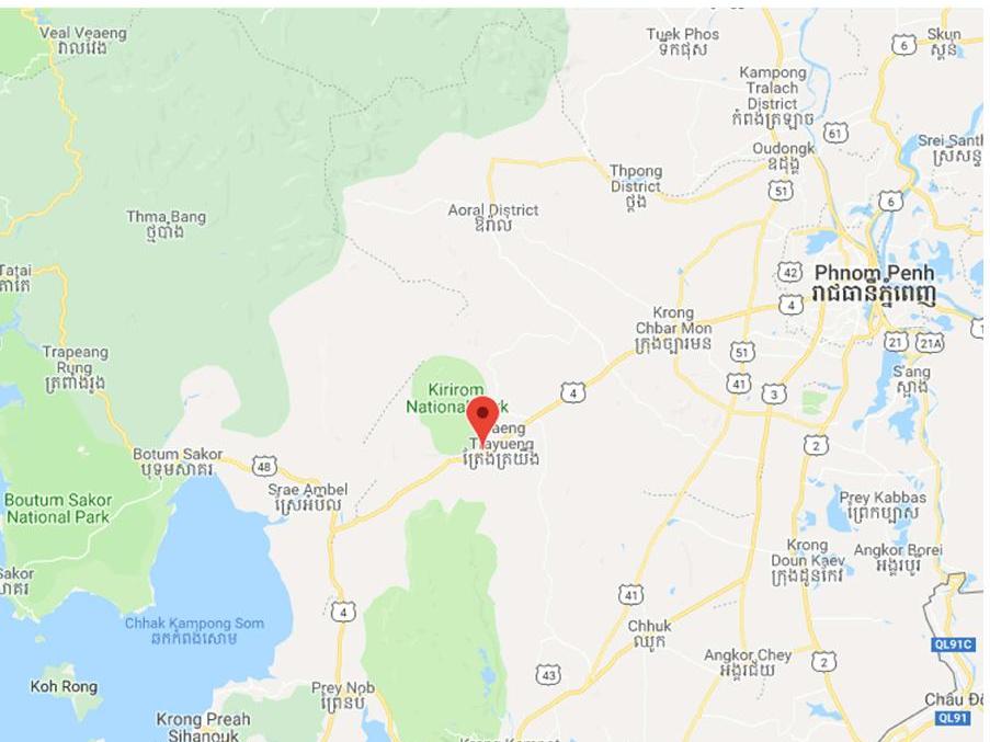 On the road to Sihanoukville, large land available| Phnom Penh